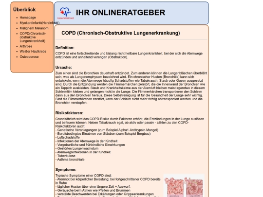 COPD screenshot