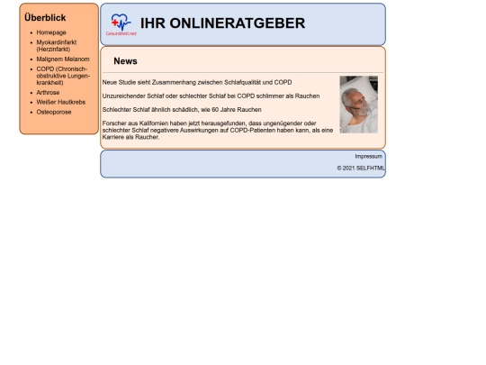 Homepage screenshot