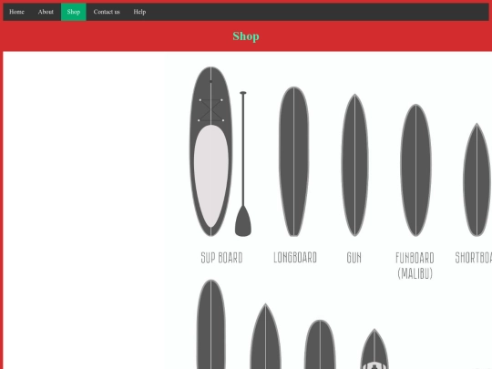 Shop screenshot