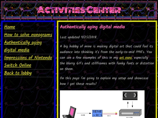 activities/aged-media screenshot