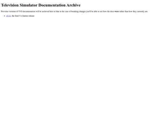 tvs/docs-archive screenshot