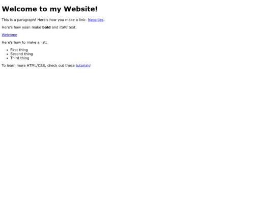 index screenshot