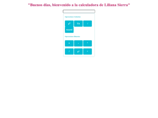 Calculadora screenshot