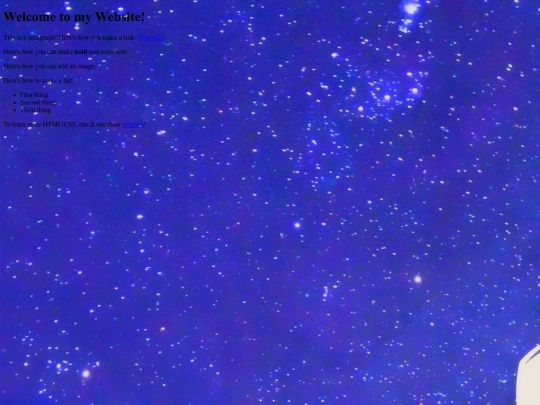 index screenshot