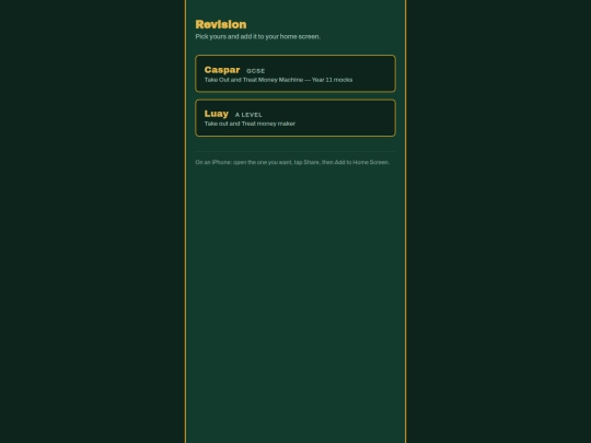 index screenshot