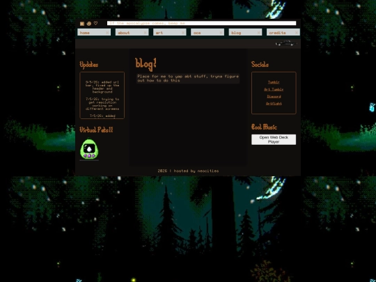 blog screenshot
