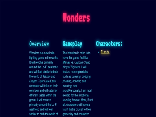 index screenshot