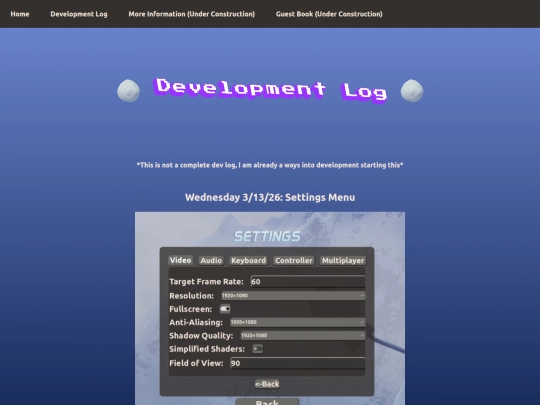 devlog screenshot