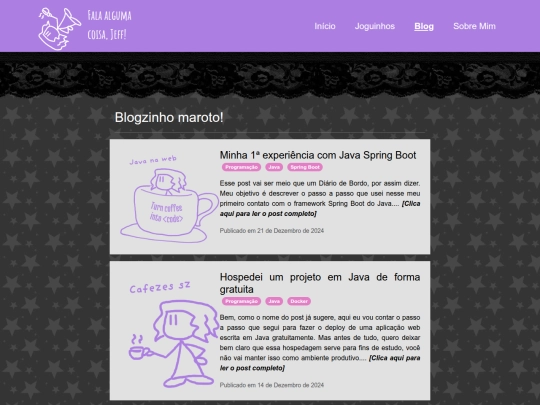 blog screenshot