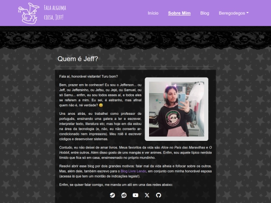 sobreMim screenshot