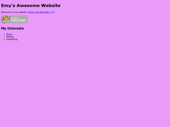 index screenshot