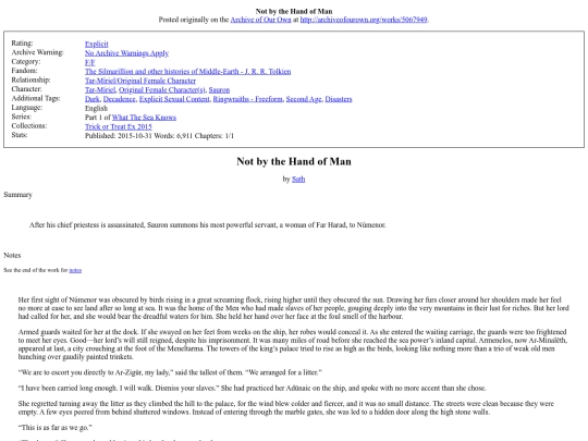 Not by the Hand of Man screenshot
