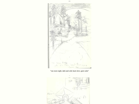 drawings/sketchbooks/dreams screenshot