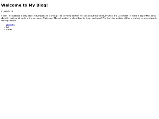 blog screenshot