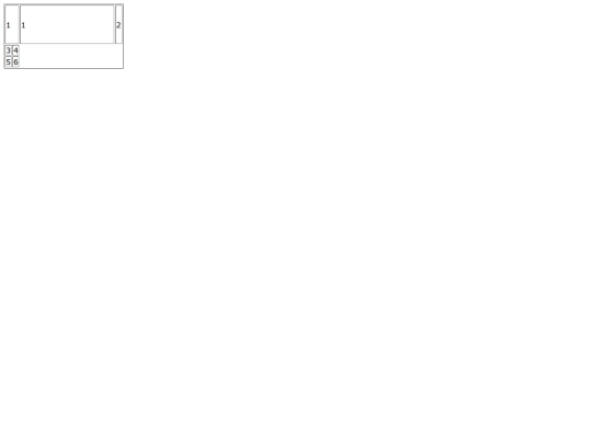 table screenshot