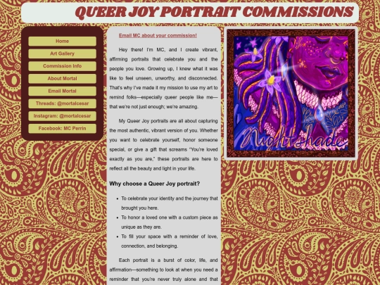 commissions screenshot