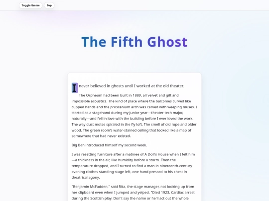 writing/thefifthghost screenshot