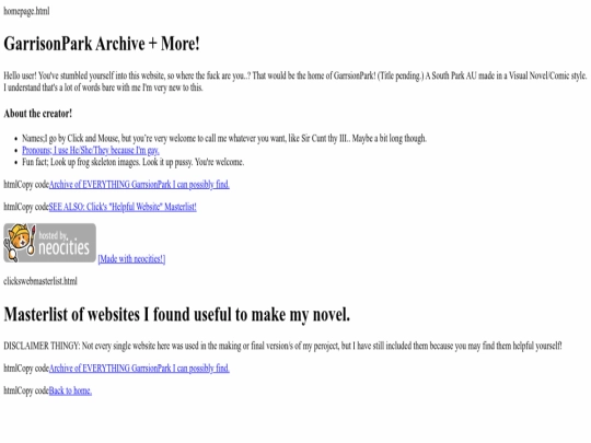 index screenshot