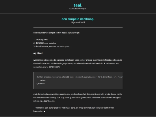 een-simpele-deelknop screenshot