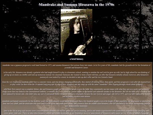 susumuhirasawa/mandrake screenshot