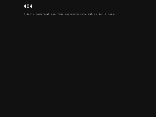 not_found screenshot