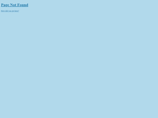 not_found screenshot