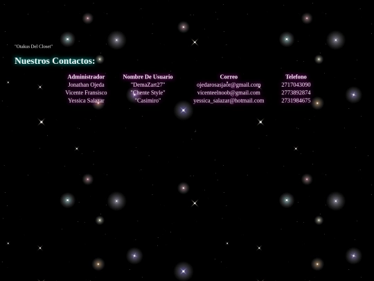 PagWebBiologia/contactos screenshot