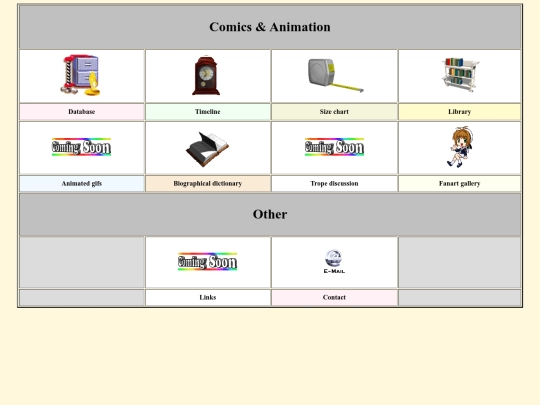 menu screenshot