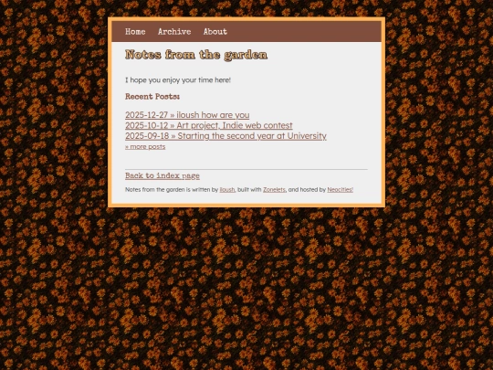 blog screenshot