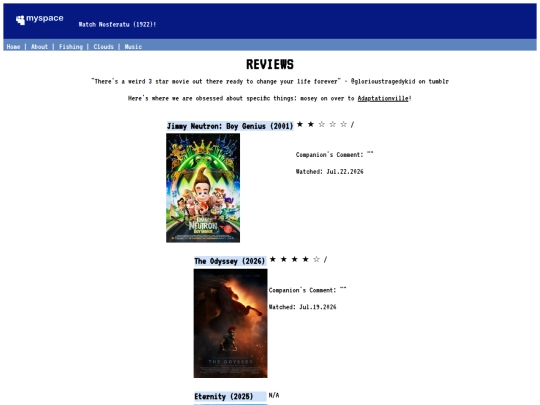 reviews screenshot