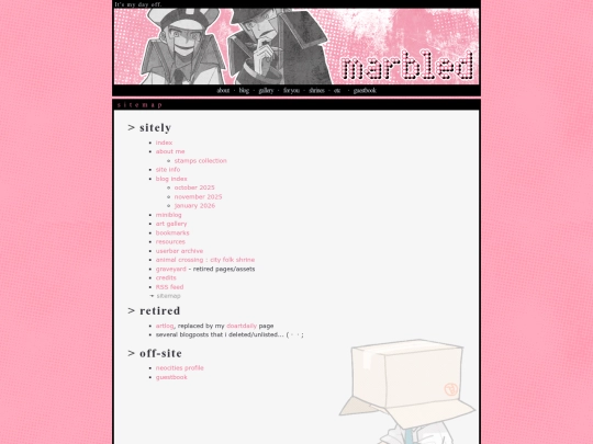 sitemap screenshot