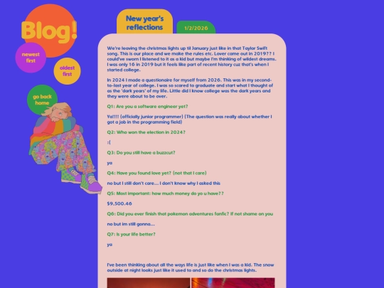 blog screenshot