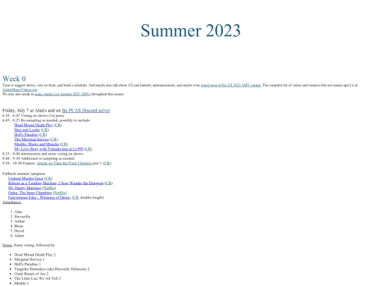 history/2023/Summer screenshot