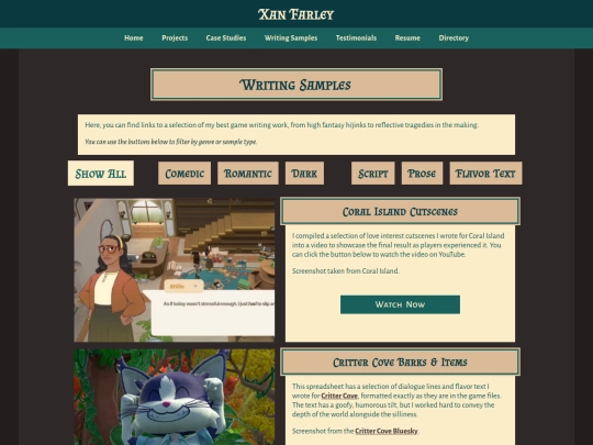 writing screenshot