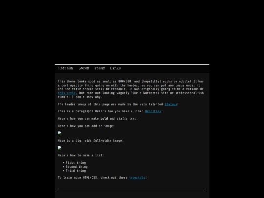 index screenshot