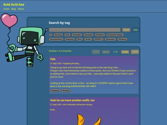 blog screenshot