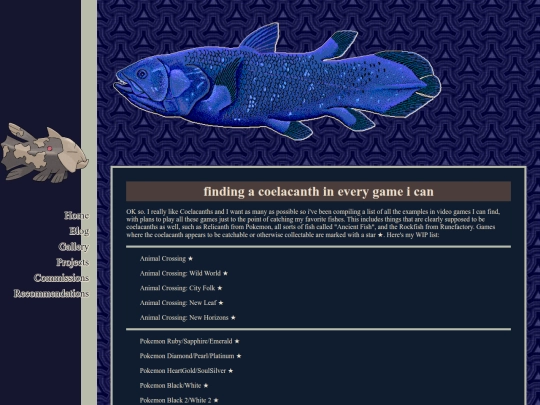 coelacanth screenshot