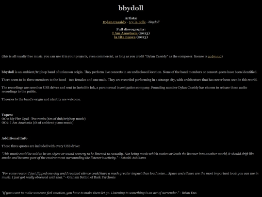 music/bbydoll screenshot