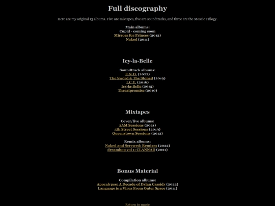 music/discog_by_genre screenshot