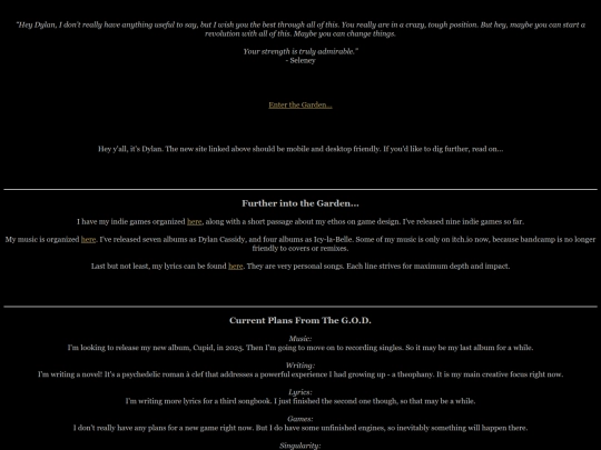 oldfrontpage screenshot