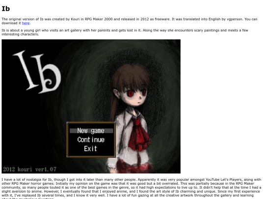 RPG-Maker/Ib screenshot