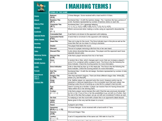 terms screenshot