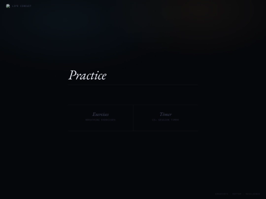 practice screenshot