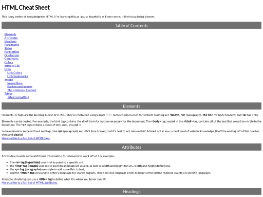 notes screenshot