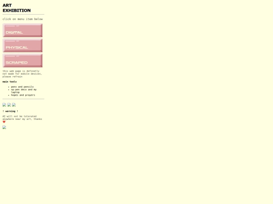 menu screenshot