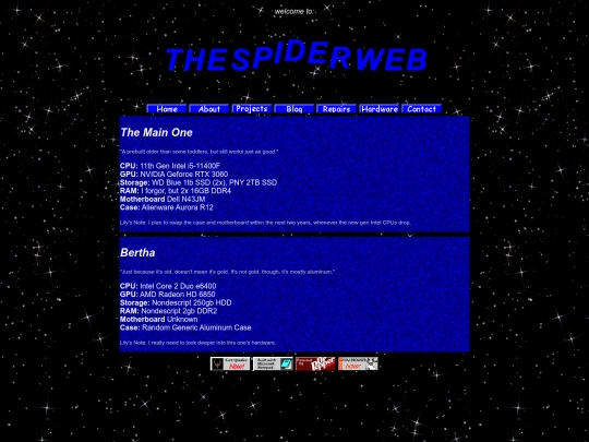 hardware screenshot