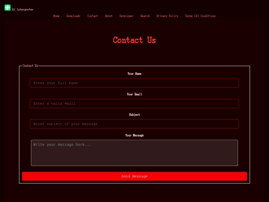 contactus screenshot