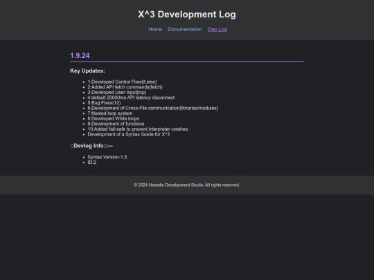 devlog-1.9.24 screenshot