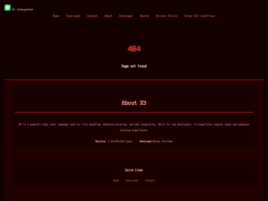 not_found screenshot