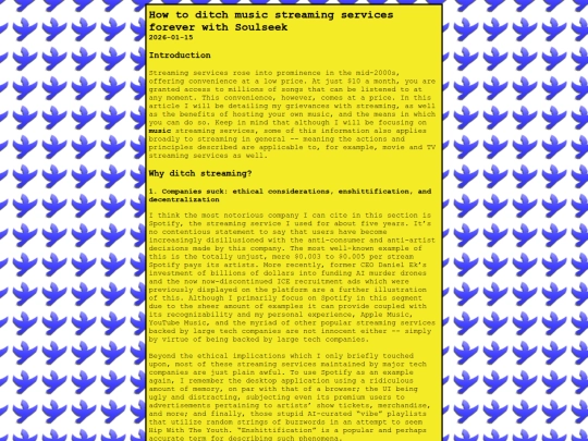blog/ditch-streaming screenshot